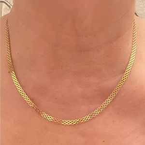 14k gold 18” Bismarck necklace